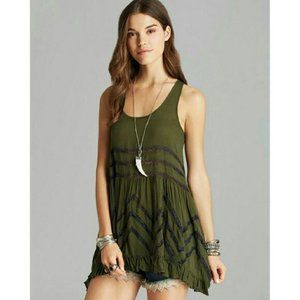 Free People Lace & Viole Slip